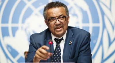 1 Tedros Adhanom Ghebreyesus, director general of the World Health Organization (WHO), attends a press conference at the European headquarters of the United Nations in Geneva, Switzerland, 18 May 2018. The WHO Director-General answered questions ahead of the World Health Assembly and following the meeting of an International Health Regulations Emergency Committee on Ebola in the Democratic Republic of the Congo. EPA-EFE/VALENTIN FLAURAUD