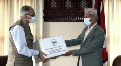 भारतद्वारा नेपाल सरकारलाई दुई हजार थान रेमेडिसिभर प्रदान