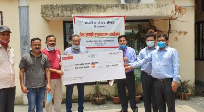 Cheque Handover