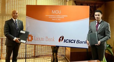Laxmi Bank MOU with ICICI Bank